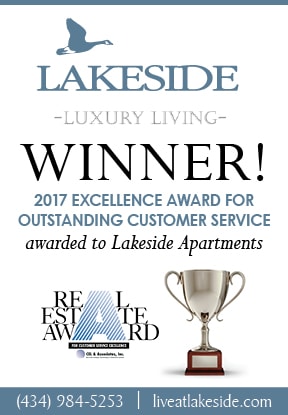 Lakeside Won 2017 Customer Service Excellence Award!