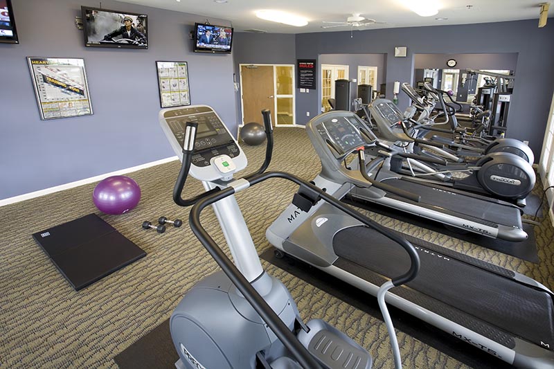 The Fitness Center at Lakeside Apartments in Charlottesville